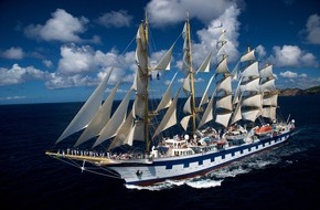 Star Clippers: Kreuzfahrt mit der Kraft des Windes / Star Clippers auf neuen Routen / Die drei Großsegler kreuzen gegen den Trend des Massentourismus auf See