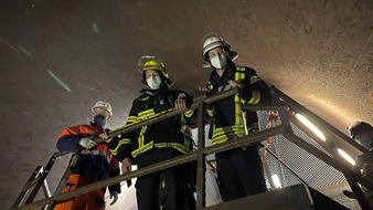 Feuerwehr Herdecke: FW-EN: Außergewöhnliche Übung im RWE-Koepchenwerk - Feuerwehren für den Ernstfall vorbereitet