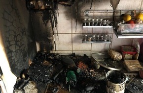 Polizeidirektion Worms: POL-PDWO: Eich - Heißes Öl löst Küchenbrand aus