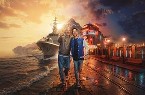 Kabel Eins: Von Militärschiff bis Reeperbahn: Kabel Eins zeigt "Rosin & Kumptner: Mission Mittendrin!" ab Donnerstag, 27. November