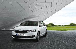 Skoda Auto Deutschland GmbH: Erstklassiger Werterhalt: Auto Bild kürt SKODA OCTAVIA COMBI DRIVE zum ,Wertmeister 2017' (FOTO)