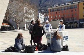 IG saubere Umwelt IGSU: Comunicato stampa: «Bellinzona: gli ambasciatori IGSU mettono il littering al tappeto»