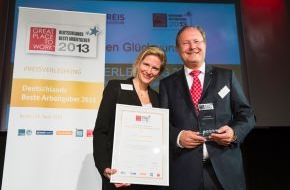 Pascoe Naturmedizin: PASCOE jubelt! / Nach 2012 erneut Auszeichnung "Beste Deutsche Arbeitgeber 2013" erhalten (BILD)