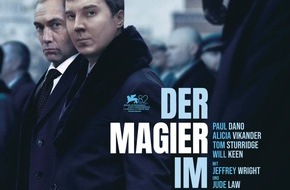 Constantin Film: DER MAGIER IM KREML ab 9. April 2026 im Kino mit Paul Dano, Jude Law, Alicia Vikander u.v.a.