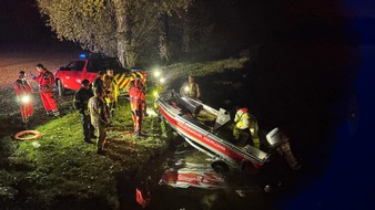 Feuerwehr Iserlohn: FW-MK: Person in der Ruhr - Einsatz in der Nacht zu Sonntag