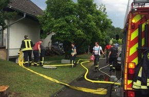 Freiwillige Feuerwehr Lügde: FW Lügde: Unwetter über Lügde