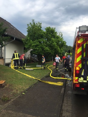 FW Lügde: Unwetter über Lügde