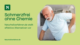 Naturheilverfahren.de: Schmerzfrei ohne Chemie: Naturheilverfahren.de stellt effektive Alternativen vor