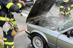 Feuerwehr München: FW-M: Flammen zerstören Sammlerstück (Milbertshofen)