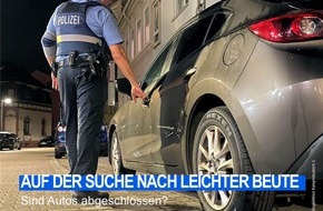 Polizeipräsidium Westpfalz: POL-PPWP: Die Sache mit den unverschlossenen Autos...