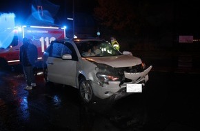 Kreispolizeibehörde Siegen-Wittgenstein: POL-SI: Verkehrsunfall in Geisweid - Zwei Personen verletzt - #polsiwi
