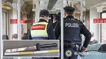 Bundespolizeidirektion München: Bundespolizeidirektion München: Bedrohung mit Messer / Angriff gegen DBS-Mitarbeiter