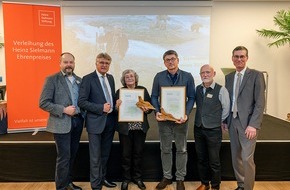 Heinz Sielmann Stiftung: PM Heinz Sielmann Ehrenpreis verliehen: Auszeichnung für Prof. Dr. Matthias Glaubrecht und Dr. Margret Bunzel-Drüke