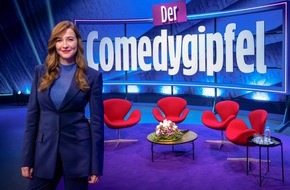 ProSieben: Katrin Bauerfeind begrüßt "Angela Merkel", "Günther Jauch" und Christoph Maria Herbst bei "Der Comedygipfel - Das Jahr 2025"