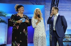 SAT.1: Promi Big Brother: Pamela Anderson mit Cindy & Olli (BILD)