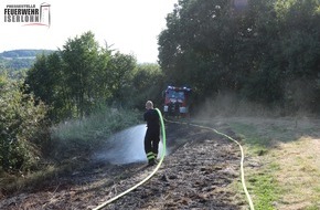 Feuerwehr Iserlohn: FW-MK: Flächenbrand in Iserlohn-Letmathe