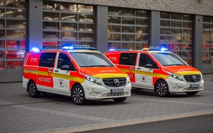 Feuerwehr Leverkusen: FW-LEV: Neue Notarzteinsatzfahrzeuge für den Rettungsdienst Leverkusen