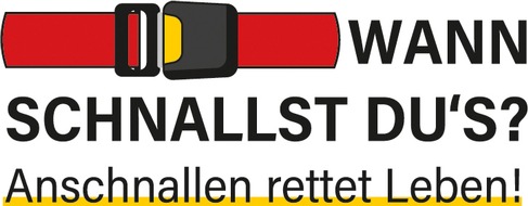 BG BAU Berufsgenossenschaft der Bauwirtschaft: Anschnallen rettet Leben! - Aktion der BG BAU gegen schwere Unfälle mit umstürzenden Baumaschinen