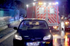 Polizei Rheinisch-Bergischer Kreis: POL-RBK: Odenthal - Seniorin in Blecher schwer verletzt