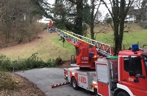 Feuerwehr Iserlohn: FW-MK: Sturmtief "Wilfried"  -Update-