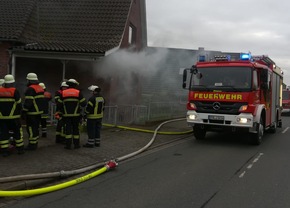POL-STD: Feuer in Mittelnkirchener Einfamilienhaus schnell gelöscht