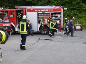 FW-AR: Große Übung des Basislöschzugs 1