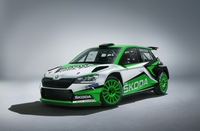 Skoda Auto Deutschland GmbH: Weiterentwickelter SKODA FABIA R5 tritt Erbe des erfolgreichsten Rallye-Autos seiner Kategorie an (FOTO)