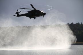 Marine - Pressebilder: Tauchen, springen, sprengen - Deutsche Minentaucher zu Gast in finnischen Tiefen (mit Bild)