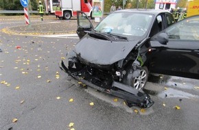 Polizeipräsidium Westpfalz: POL-PPWP: Verkehrsunfall mit drei verletzten Personen