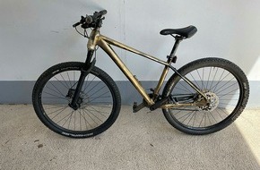 Landespolizeiinspektion Nordhausen: LPI-NDH: Zeugenaufruf: Wer erkennt sein Fahrrad?