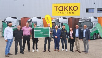 Takko Fashion: Takko Fashion und EKB feiern 10-jährige Partnerschaft und setzen auf CO2-armen Containertransport