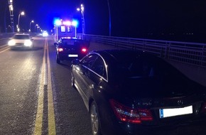 Polizeidirektion Worms: POL-PDWO: Worms - Verkehrsbehinderungen nach Unfall auf Rheinbrücke