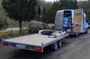 Bundespolizeiinspektion Flensburg: BPOL-FL: Kupfermühle - Gesuchter Rumäne ohne gültigen Führerschein (Gespann) kontrolliert