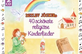 Menschenkinder Verlag: "Religiöse Herzenslieder" zum 25. Jubiläum / Ein neues Doppelalbum mit Detlev Jöckers schönsten religiösen Liedern (mit Bild)
