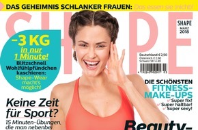 Bauer Media Group, Shape: Jetzt in SHAPE: So halten wir unseren Rücken schön, stark und gesund