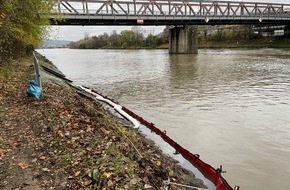 Feuerwehr Stuttgart: FW Stuttgart: Öl in den Neckar ausgetreten