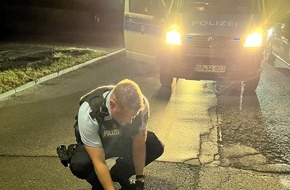 Bundespolizeidirektion Sankt Augustin: BPOL NRW: Ungünstige Schlafplatzwahl - Bundespolizisten helfen stachligem Tier von der Straße