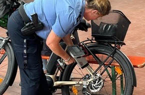 Polizeipräsidium Südhessen: POL-DA: Heppenheim: 55 Fahrräder codiert und registriert