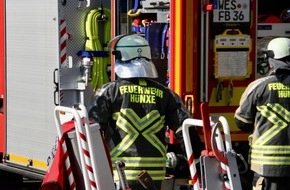 Freiwillige Feuerwehr H&uuml;nxe: FW H&uuml;nxe: Rauchentwicklung in einer Wohnung