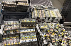 Hauptzollamt Stuttgart: HZA-S: Stuttgarter Zoll findet mehr als 100.000 Schmuggelzigaretten bei Reisenden