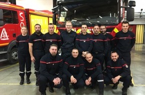 Feuerwehr Ratingen: FW Ratingen: Ratinger Feuerwehr besucht Partnerwehr in Maubeuge