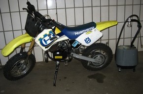 Polizeiinspektion Nienburg / Schaumburg: POL-STH: Eigentümer von Minibike gesucht