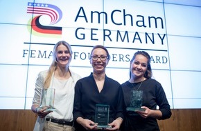 American Chamber of Commerce in Germany (AmCham Germany): Female Founders Award 2022: Noch bis zum 13. Februar bewerben