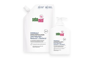 Sebapharma GmbH & Co. KG: Pressemitteilung: NEU: sebamed Meersalz Waschemulsion im Nachfüllbeutel