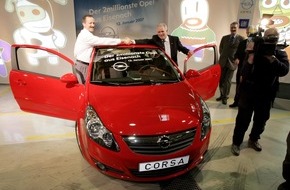 Opel Automobile GmbH: Der zwei millionste Opel aus Eisenach