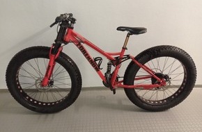 Landespolizeiinspektion Saalfeld: LPI-SLF: Eigentümer von Fundfahrrad gesucht