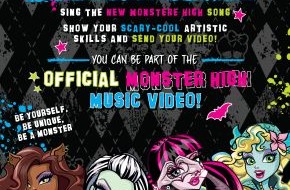 Mattel GmbH: Monsterfreunde aufgepasst: Monster High Videowettbewerb für Fan-Song von Madison Beer (BILD)