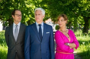 ZDF: Carin C. Tietze und Philippe Brenninkmeyer in "Inga Lindström: Herz aus Eis"/ ZDF dreht neue Lindström-Verfilmung "Eine Frau für Papa" (BILD)