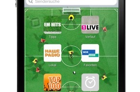 radio.de GmbH: radio.de ist der ideale Begleiter für die Fußball-Europameisterschaft 2012 - alle Spiele live, auch unterwegs über die radio.de Apps / radio.de bringt den Fußball ins Netz (BILD)