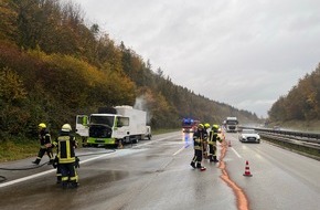 Verkehrsdirektion Koblenz: POL-VDKO: LKW Brand auf der A61 - Abschlussmeldung